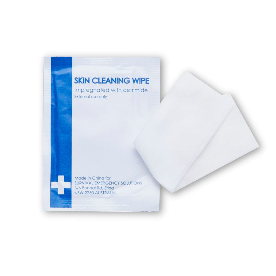 Cetrimide Skin Cleaning Wipes | First Aid Kits | Survival