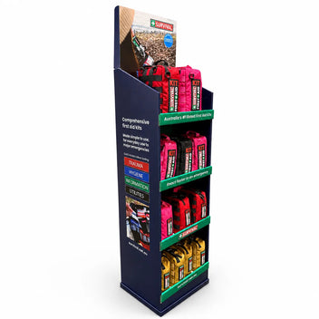 4 Tier Floor Stand | Retail Safety Equipment | Survival
