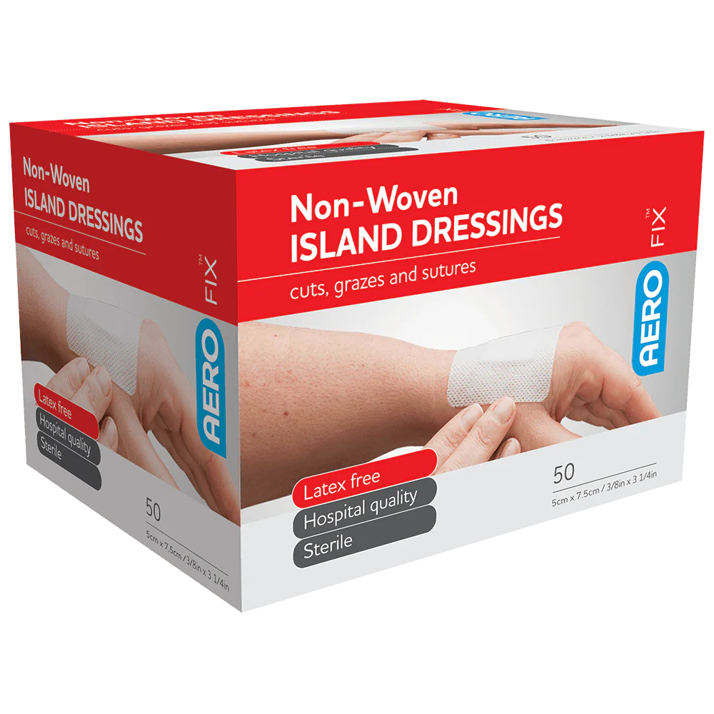 5 x 7.5cm Non-Woven Island Dressing | First Aid Kits | Survival