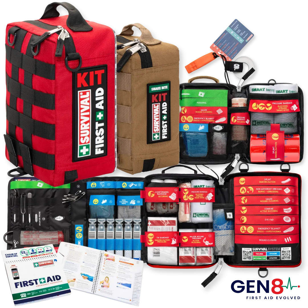 Gen 8 Outdoor First Aid Bundle | Remote Site Use | Survival