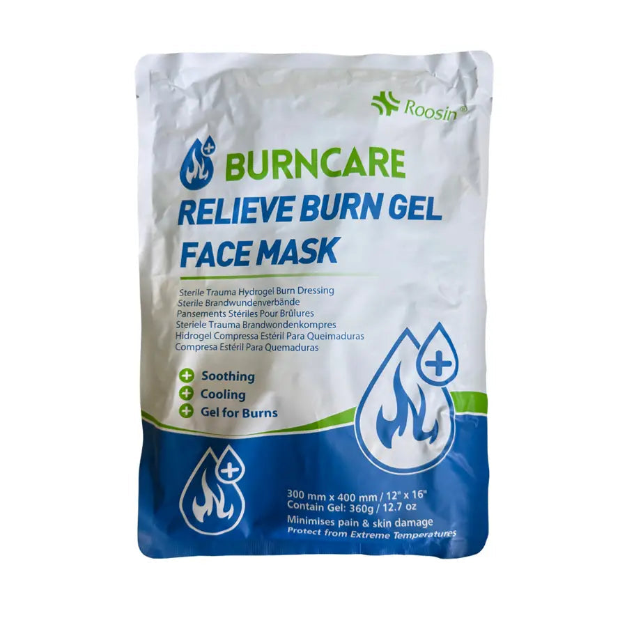 Hydrogel Burn Face Mask | Emergency First Aid | Survival