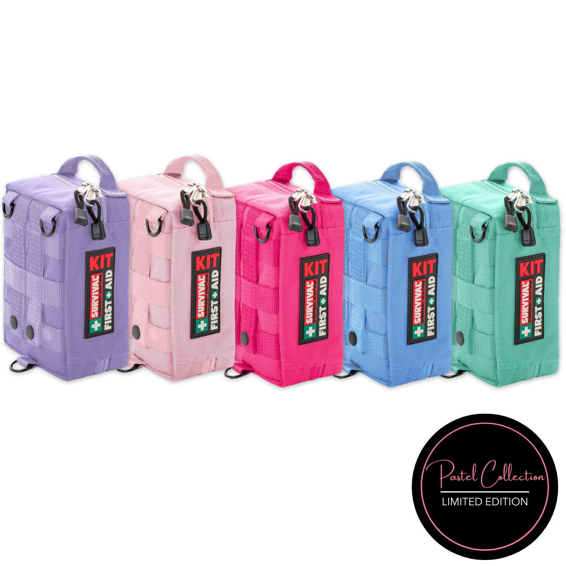 Pastel Colour Handy First Aid Kit | Travel and Vehicle | Survival