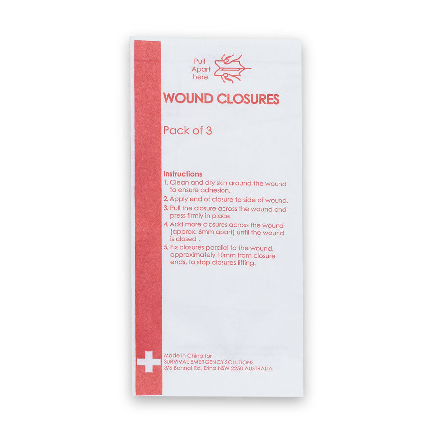8.5cm Wound Closures | First Aid Kit Refills | Survival