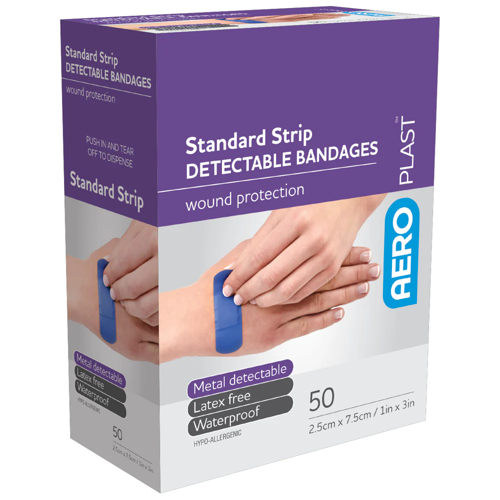 23x72mm Metal Detectable Dressings | Food Processing | Survival