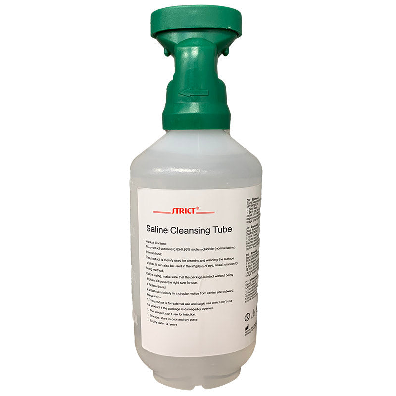 500ml Sterile Saline Eye Wash | Industrial Worksites | Survival