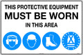 800x600mm Mandatory Sign | Construction Site Entry | Uniform Safety Signs
