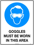 200mm Disc PPE Required Sign | Industrial Workshops | Uniform Safety Signs