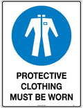 Poly Protective Clothing Must be Worn | Mining Sites | Uniform Safety Signs