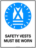 Self Adhesive Mandatory PPE Sign | Construction Sites | Uniform Safety Signs
