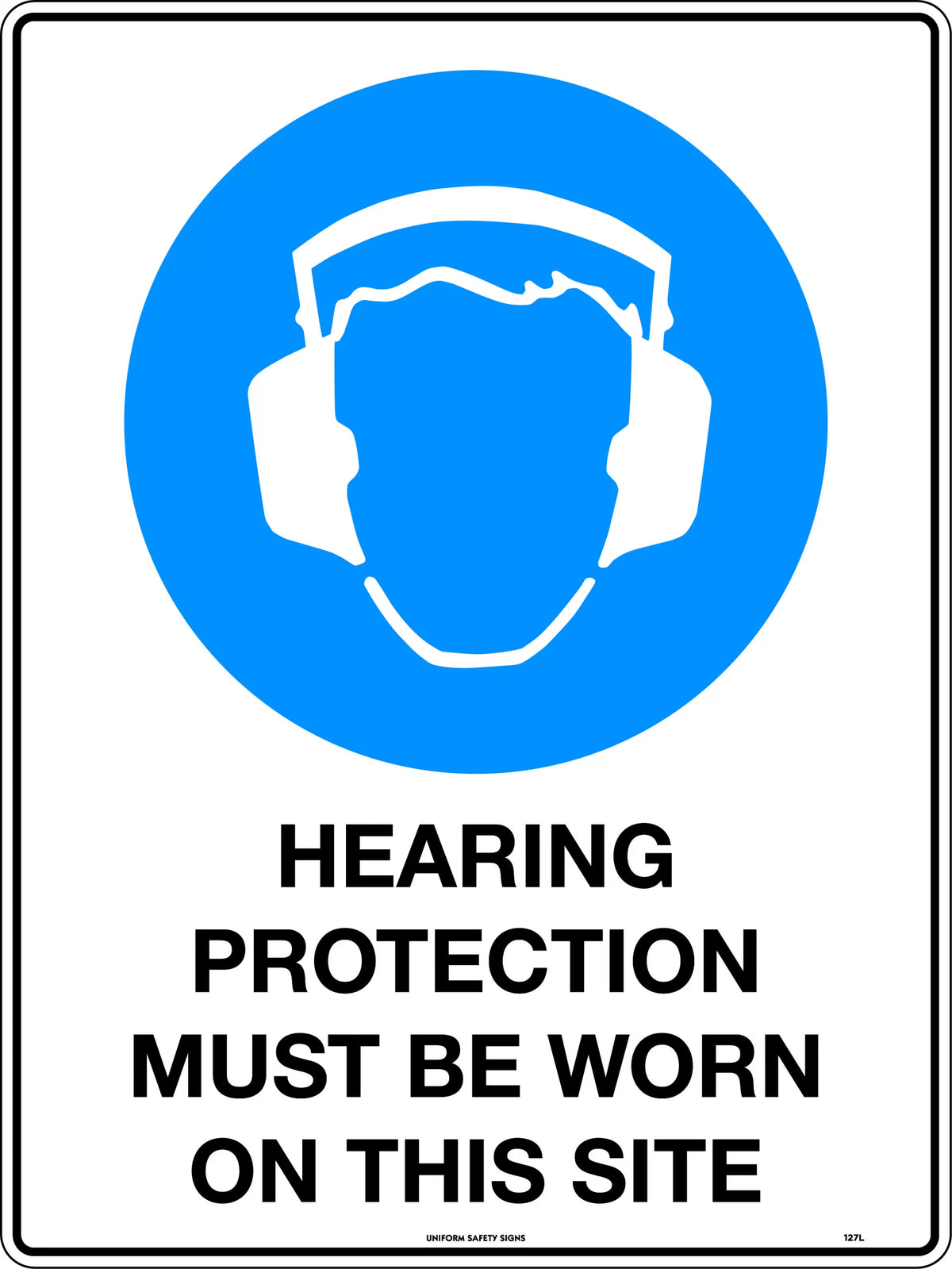 600x400mm Mandatory PPE Sign | Industrial Sites | Uniform Safety Signs