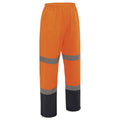Hi Vis Wet Weather 2 Tone Taped Rain Pants - view 1