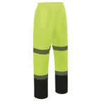Hi Vis Wet Weather 2 Tone Taped Rain Pants - view 2