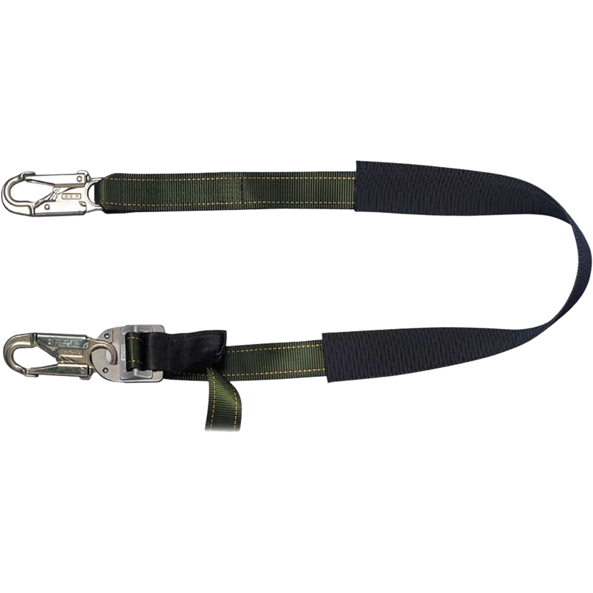Webbing pole strap with hooks
