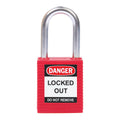 Brady Safety Plus Lockout Padlock | Red, Keyed Differently