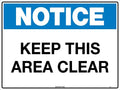 600x400mm Metal Notice Sign | Warehouse & Site Access | Uniform Safety Signs