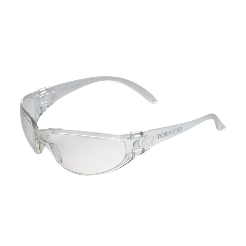 Torpedo Clear Frame Safety Glasses | Vision Safe