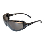 Black Frame Positive Seal Safety Glasses with Strap | Vision Safe, view 2