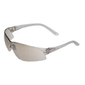 Clear Frame Silver Mirror Safety Glasses | Vision Safe