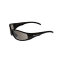 Maverick Black Frame Smoke Hard Coat Safety Glasses | Vision Safe