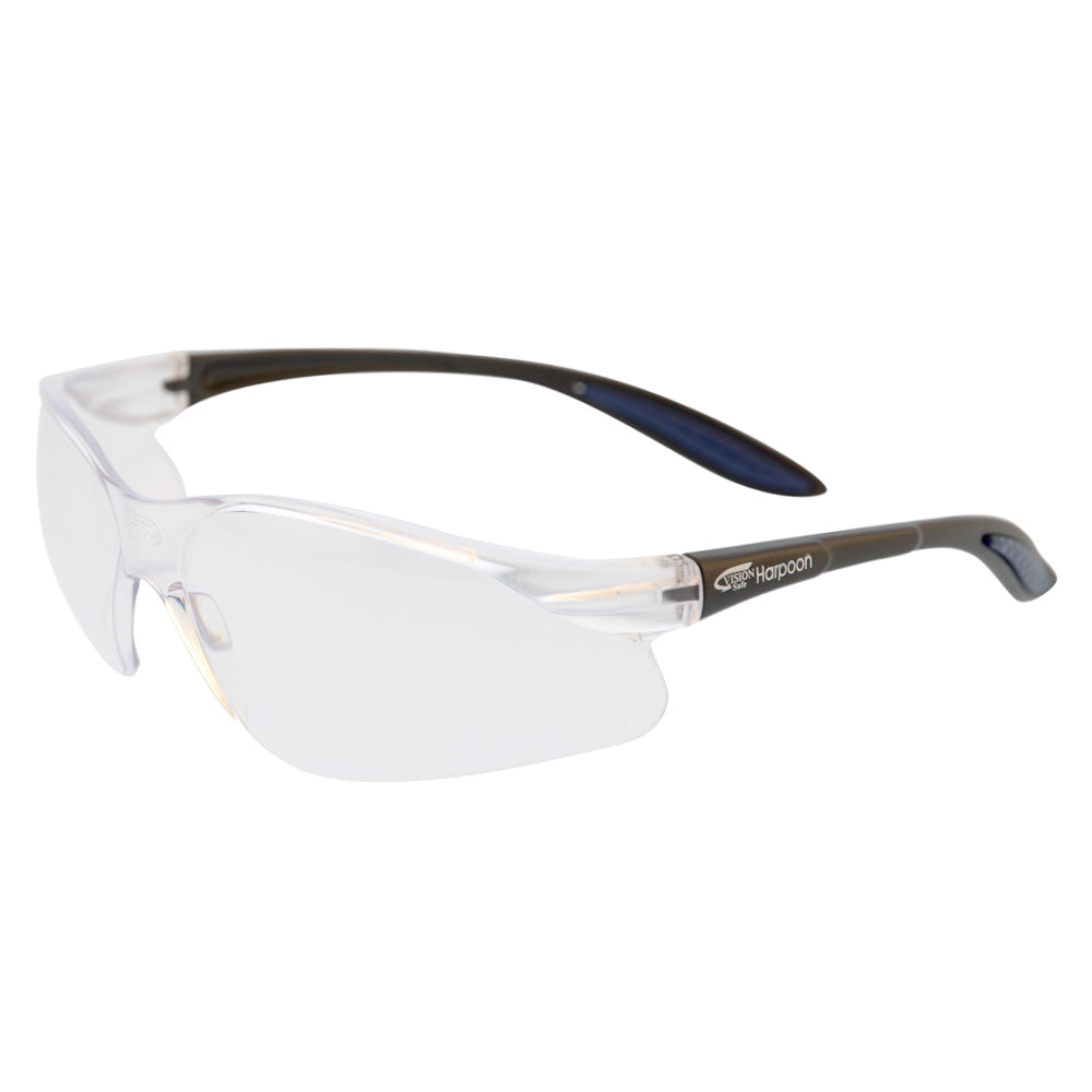 Black Frame Anti-Fog Anti-Scratch Safety Glasses | Vision Safe