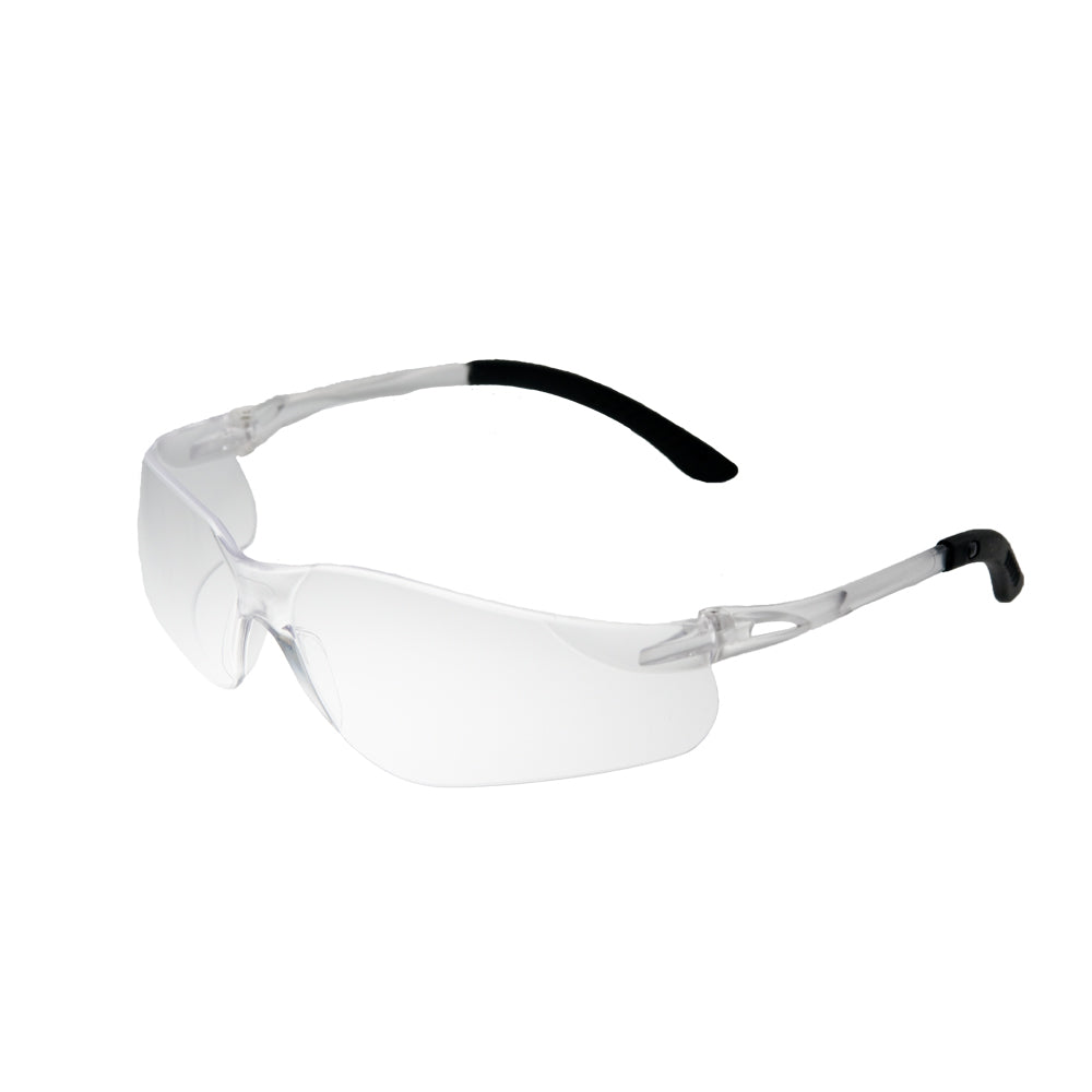 Quartz Clear Frame Safety Glasses with Hard Coat Lens | Vision Safe
