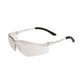 Quartz Clear Lens Safety Glasses with Silver Frames | Vision Safe
