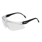 Interceptor Black Frame Hard Coat Safety Glasses | Vision Safe