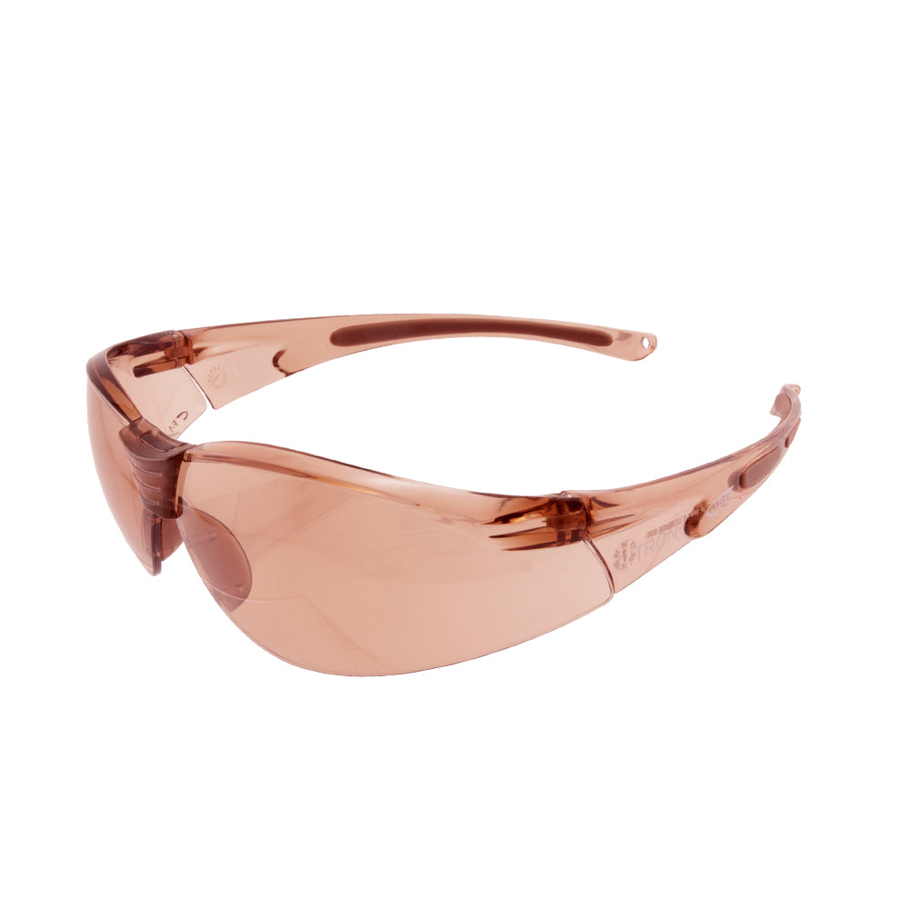 Brown Frame Safety Glasses with Brown Lenses | Vision Safe