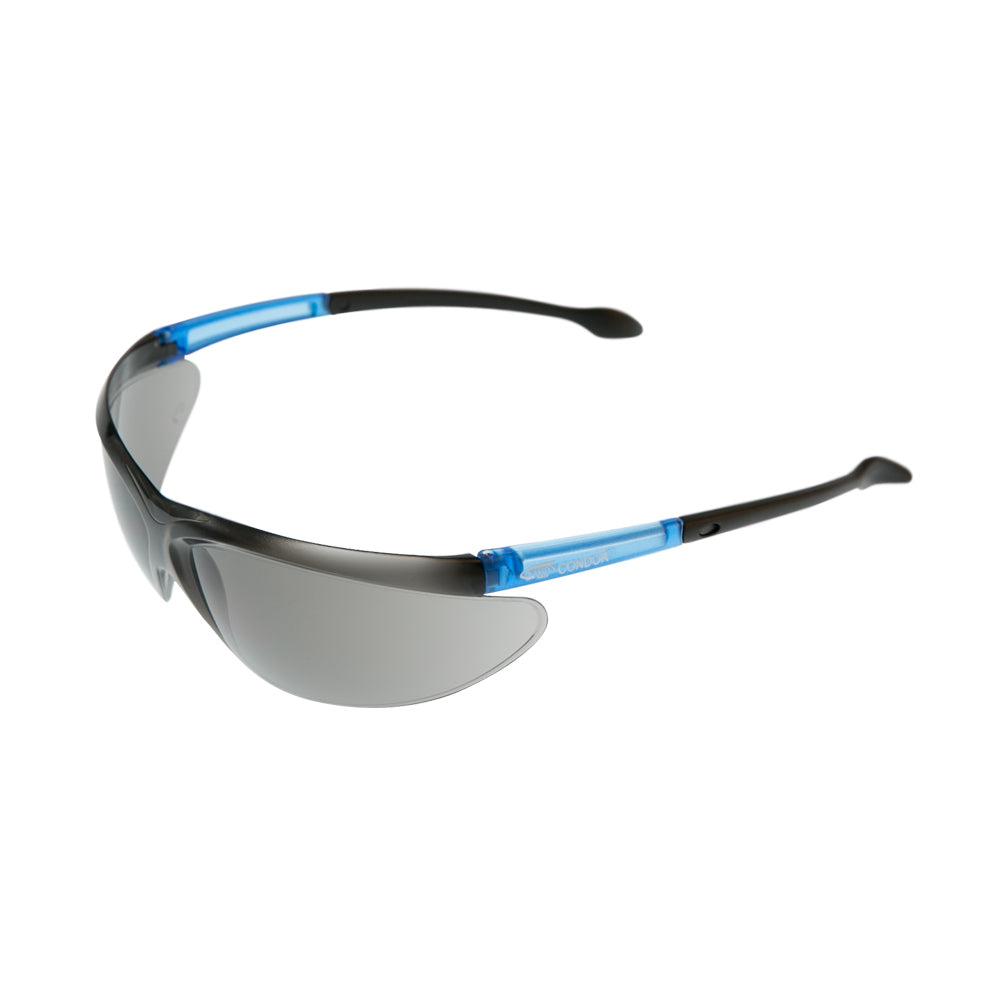 Blue Frame Hard Coat Safety Glasses | Vision Safe, view 2