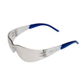 Clear Frame Safety Glasses with Silver Mirror Lens | Vision Safe