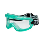 Jade Mini Anti-Fog Safety Goggles - Green Frame | Vision Safe