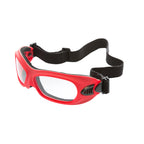 Flex Red Frame Anti-Fog Anti-Scratch Safety Goggles | Vision Safe