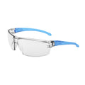 Hawk Blue Frame Hard Coat Safety Glasses | Vision Safe