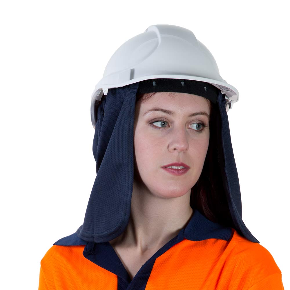 Attach-A-Flap Micro Mesh Neck Protector | Vision Safe, view 3