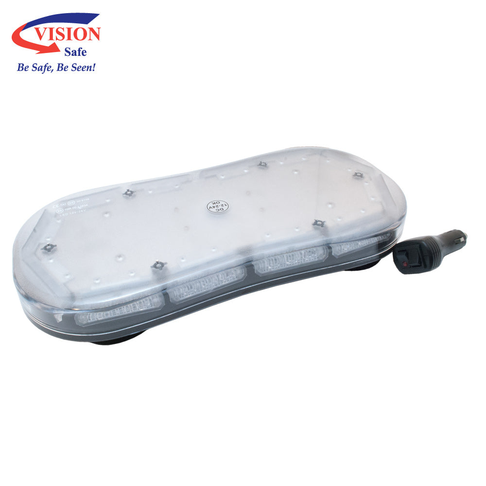 Amber LED Mini Bar with Magnetic Base 10-30V | Vision Safe