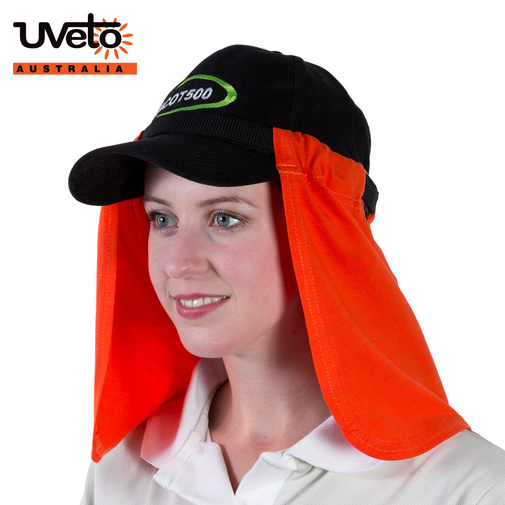 Attach-A-Flap 100% Cotton Neck Protector | Vision Safe, view 2
