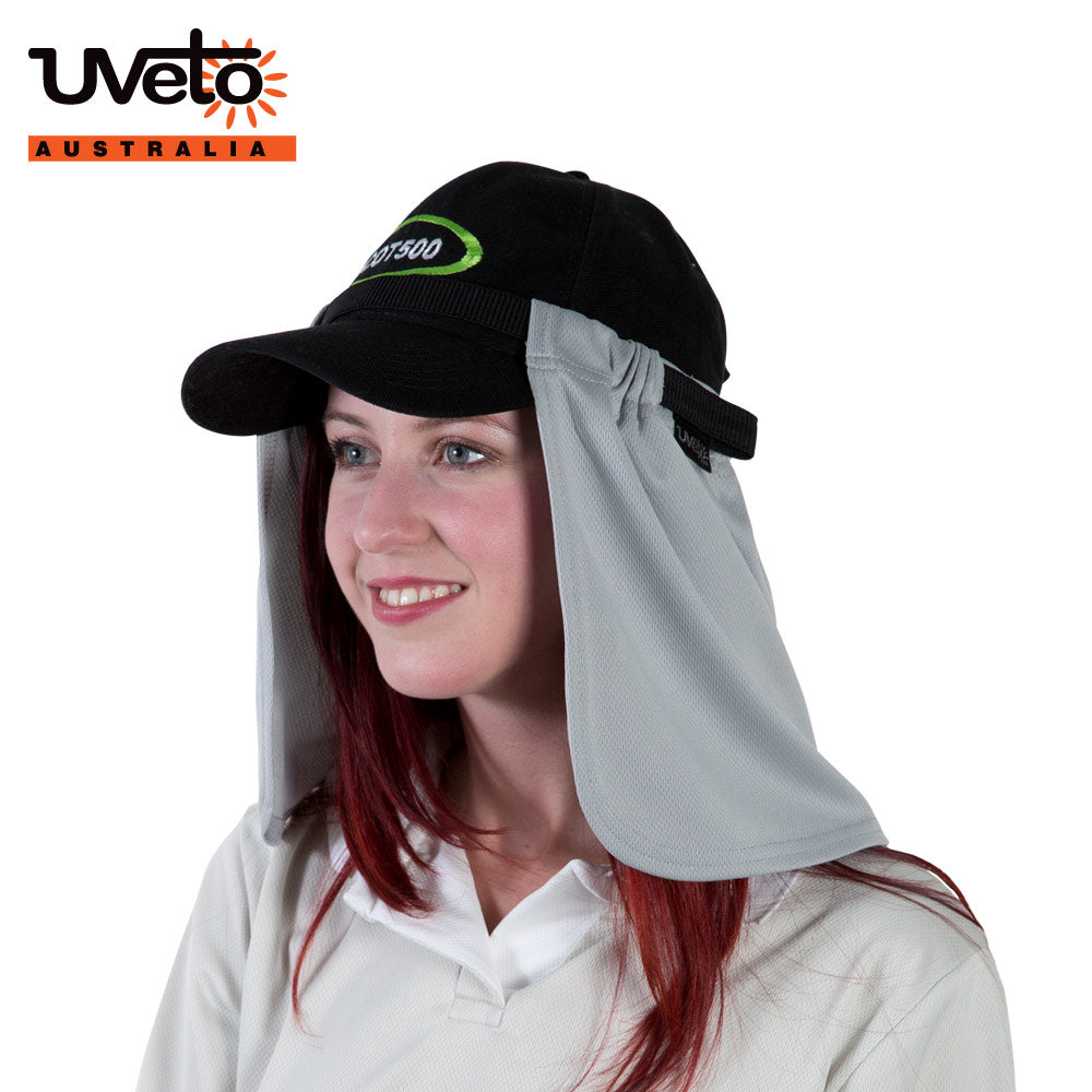 Attach-A-Flap Micro Mesh Neck Protector | Vision Safe, view 4