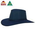 Bilby Breeze Kids Wide Brim Hat - Navy Medium | Vision Safe