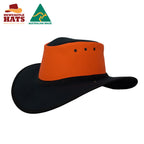 Standard Canvas Wide Brim Hat - Black Brim | Vision Safe
