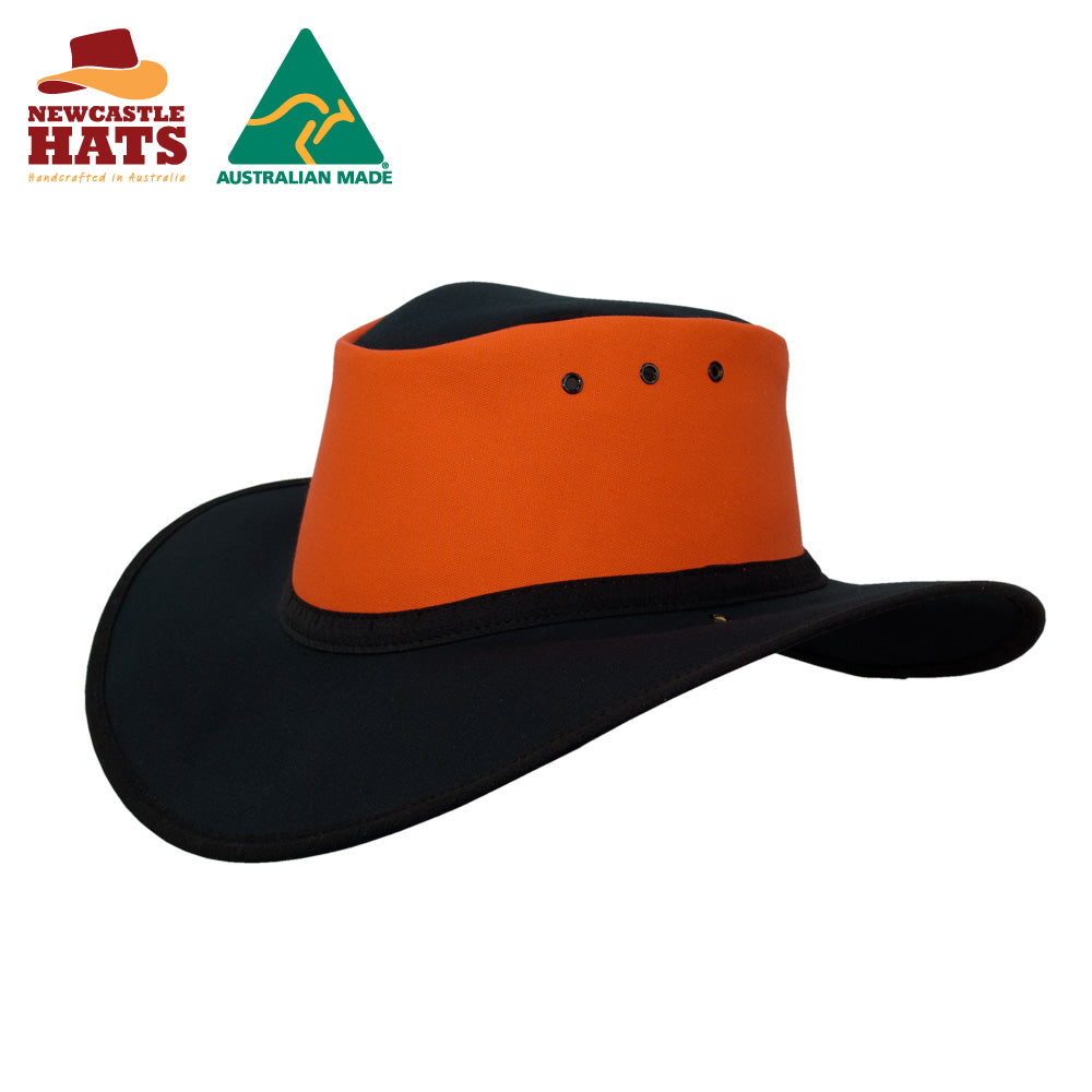 Standard Canvas Wide Brim Hat - Black Brim | Vision Safe