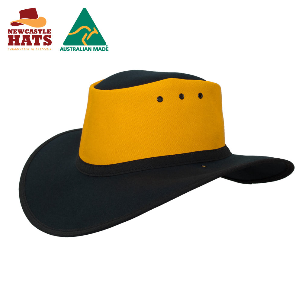 Standard Canvas Wide Brim Hat - Black Brim | Vision Safe, view 3