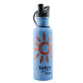 Stainless Steel Drink Bottle - Blue 750ml | Vision Safe