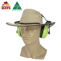 Earmuff Canvas Breeze Hat - Sand - XXL | Vision Safe