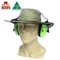 Canvas Wide Brim Hat with Earmuff Compatibility | Vision Safe