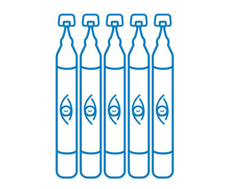 Eye Irrigation 15ml Ampoules - 5 Pack | Vision Safe