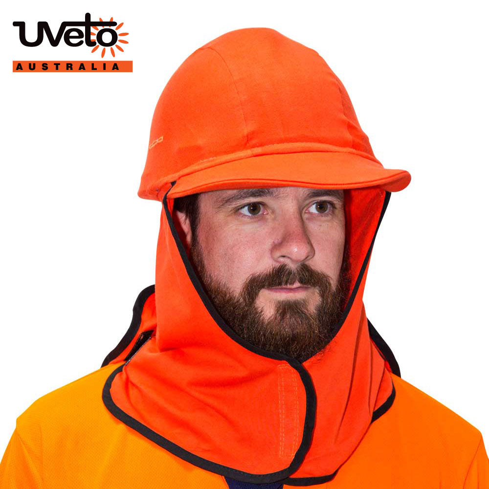 Cotton Gola Cotton Over Hat | Vision Safe, view 2