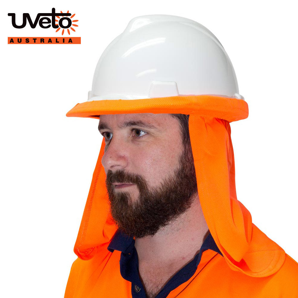 Micro Mesh Hard Hat Neck Flap | Vision Safe