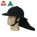 Horse Riding Helmet Brim with Neck Flap (L/XL) | Vision Safe