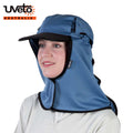 Kalahari Micro Mesh Hat - Atlantic Blue | Vision Safe