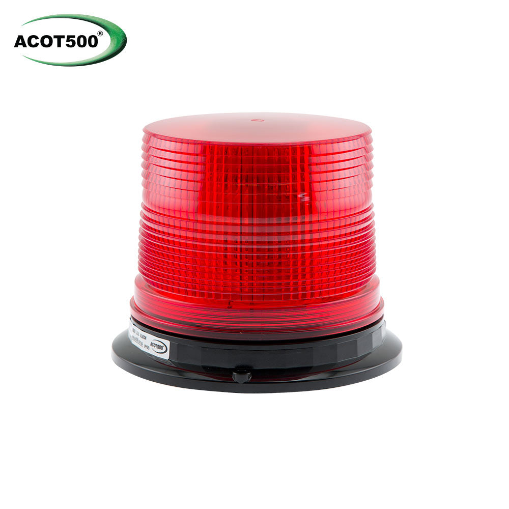 Large Red Double Flash Strobe Beacon 12-24V Hardwire | Vision Safe